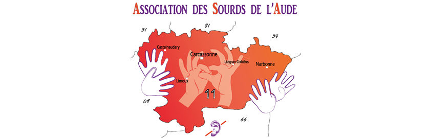 Logo Association des Sourds de l'Aude